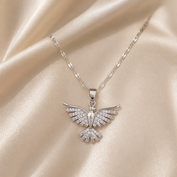 Valkokulta Phoenix Zirkonia Kaulakoru