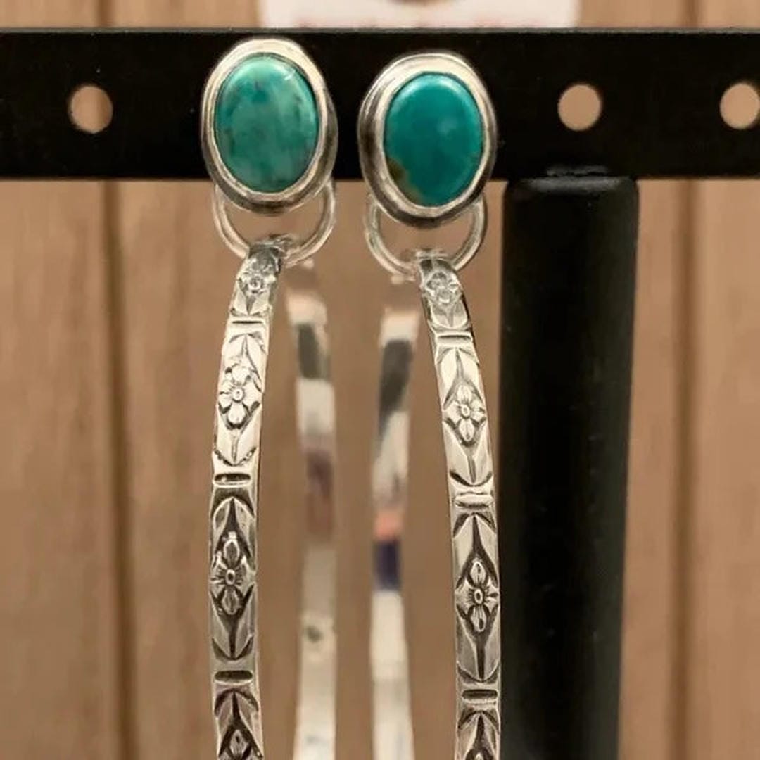 Vintage Onyx Boho Chic Korvakorut