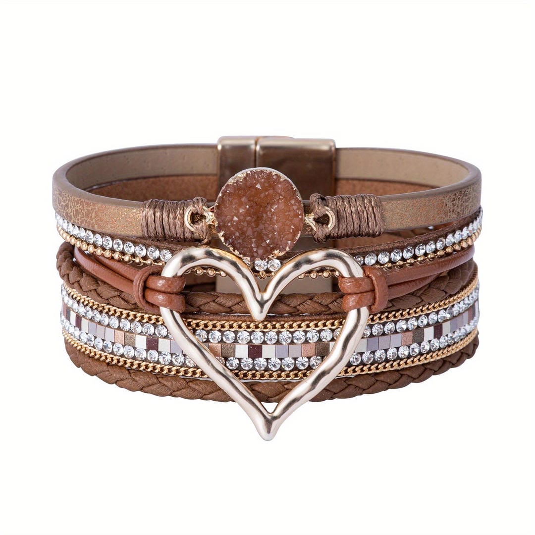 Boheemi Multi-Layer Leather Rannekoru