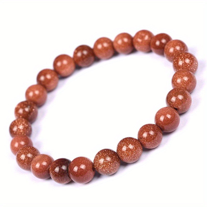 Minimalistinen Hehkuva Kuukivi Bead Rannekoru