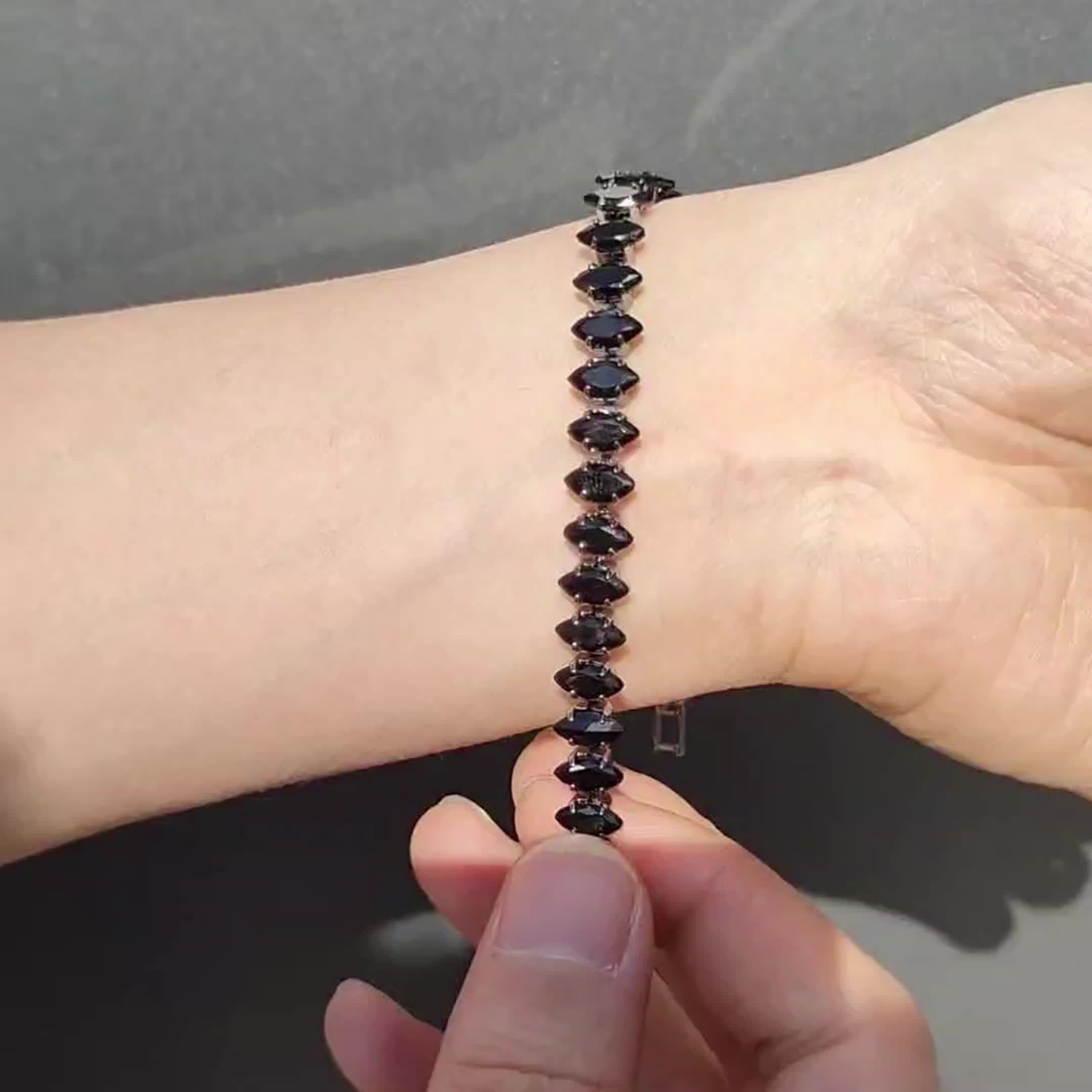 Gothic Näyttävä Onyx Rannekoru