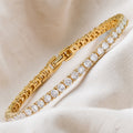 Tennis Ikuisuus Kulta Rannekoru