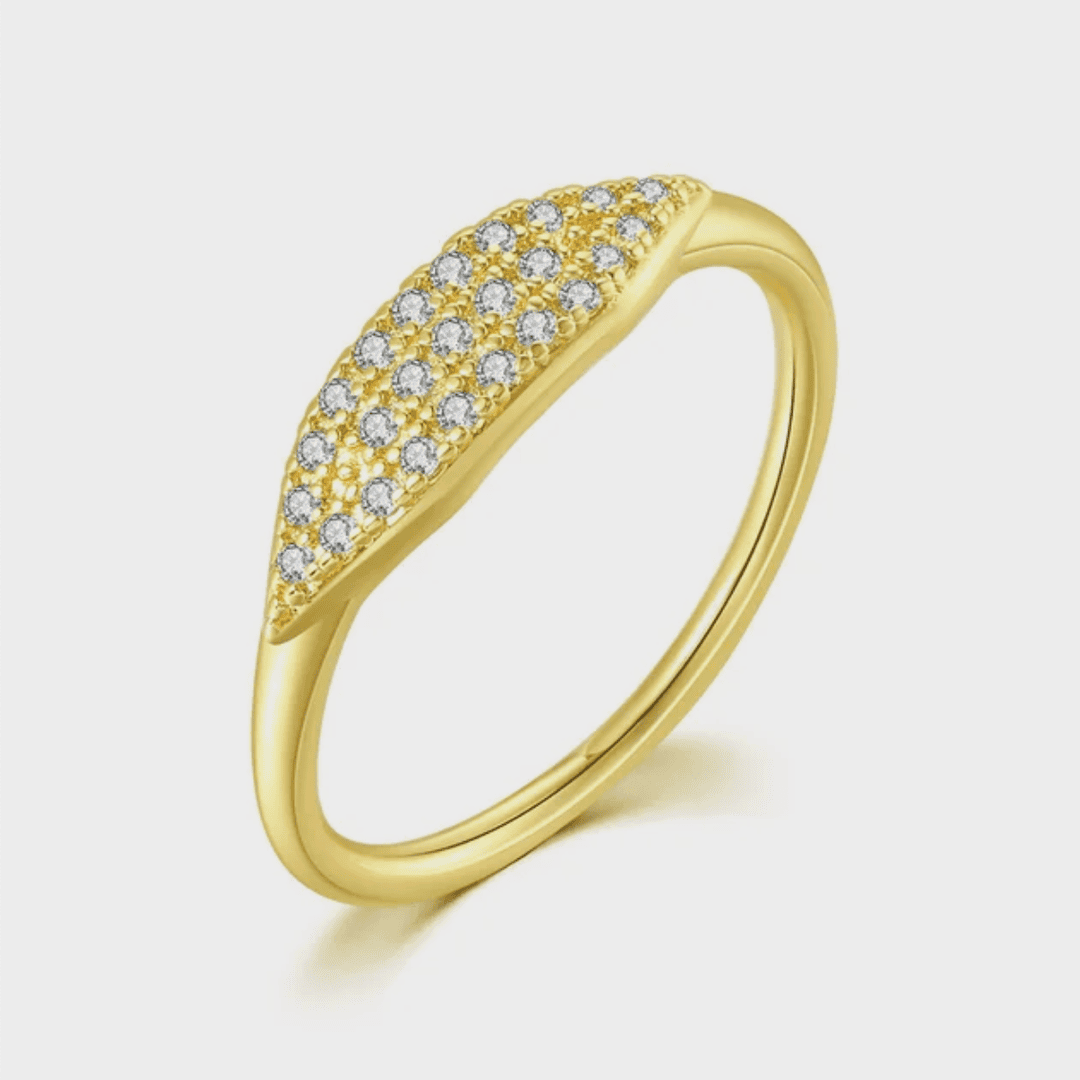 Pavé Markiisi Stacking Sormus