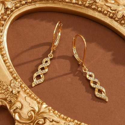 Ava Korvakorut Shimmer Twist | Kulta