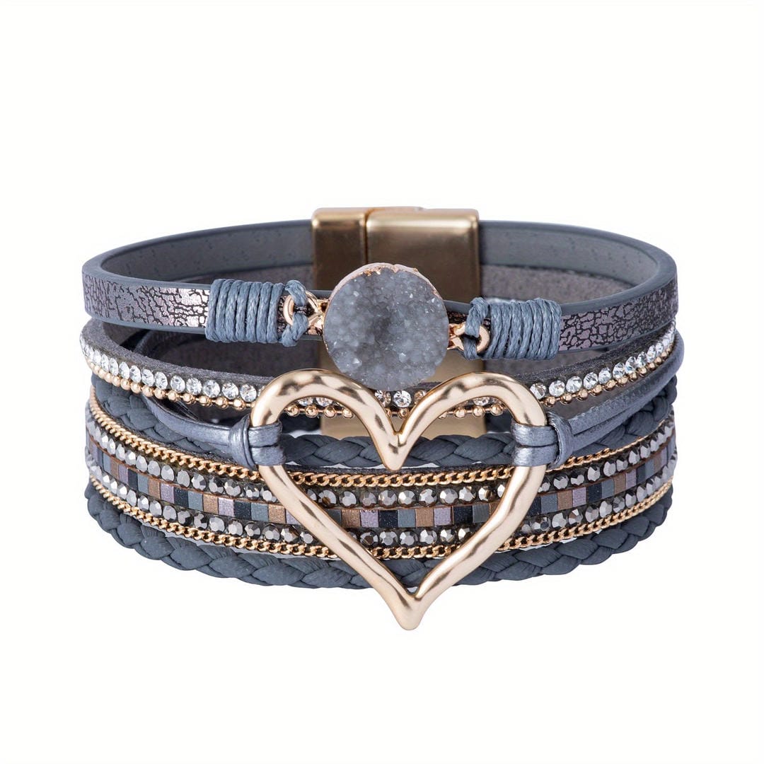 Boheemi Multi-Layer Leather Rannekoru