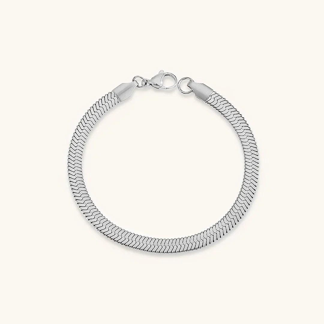 Kiiltävä Vida Herringbone Wristpiece