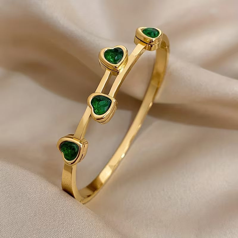 Verde Sydämet -rannekoru | Kulta