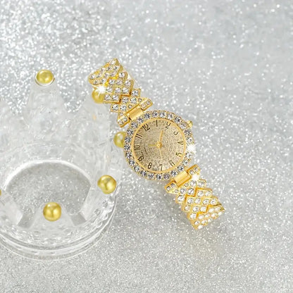 Luxe Radiance Kello- ja rannekorusetti | Kulta