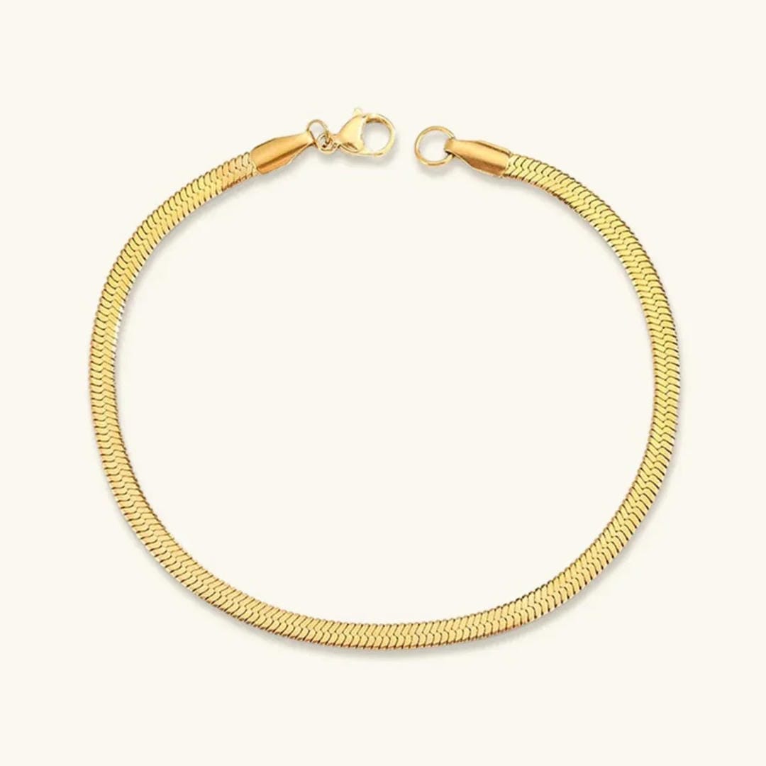 Kiiltävä Vida Herringbone Wristpiece