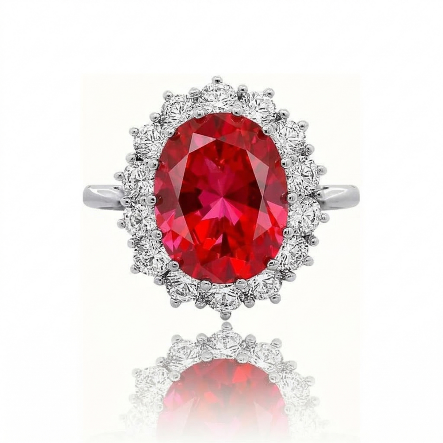 Rubiinisormus Scarlet Crown | Valkokulta