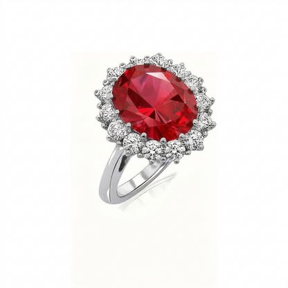 Rubiinisormus Scarlet Crown | Valkokulta