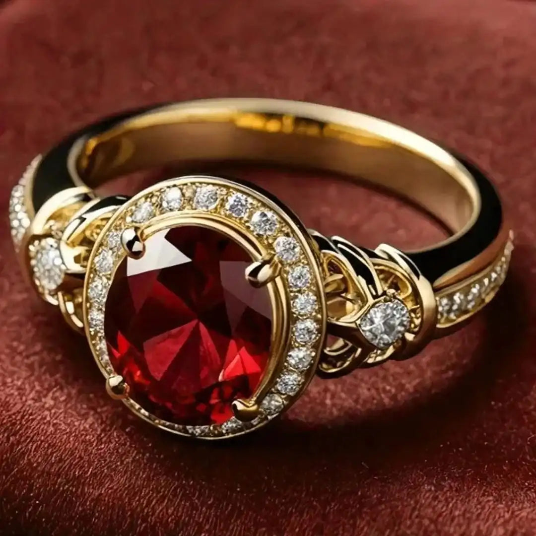 Rubiini halo solmu lausumasormous