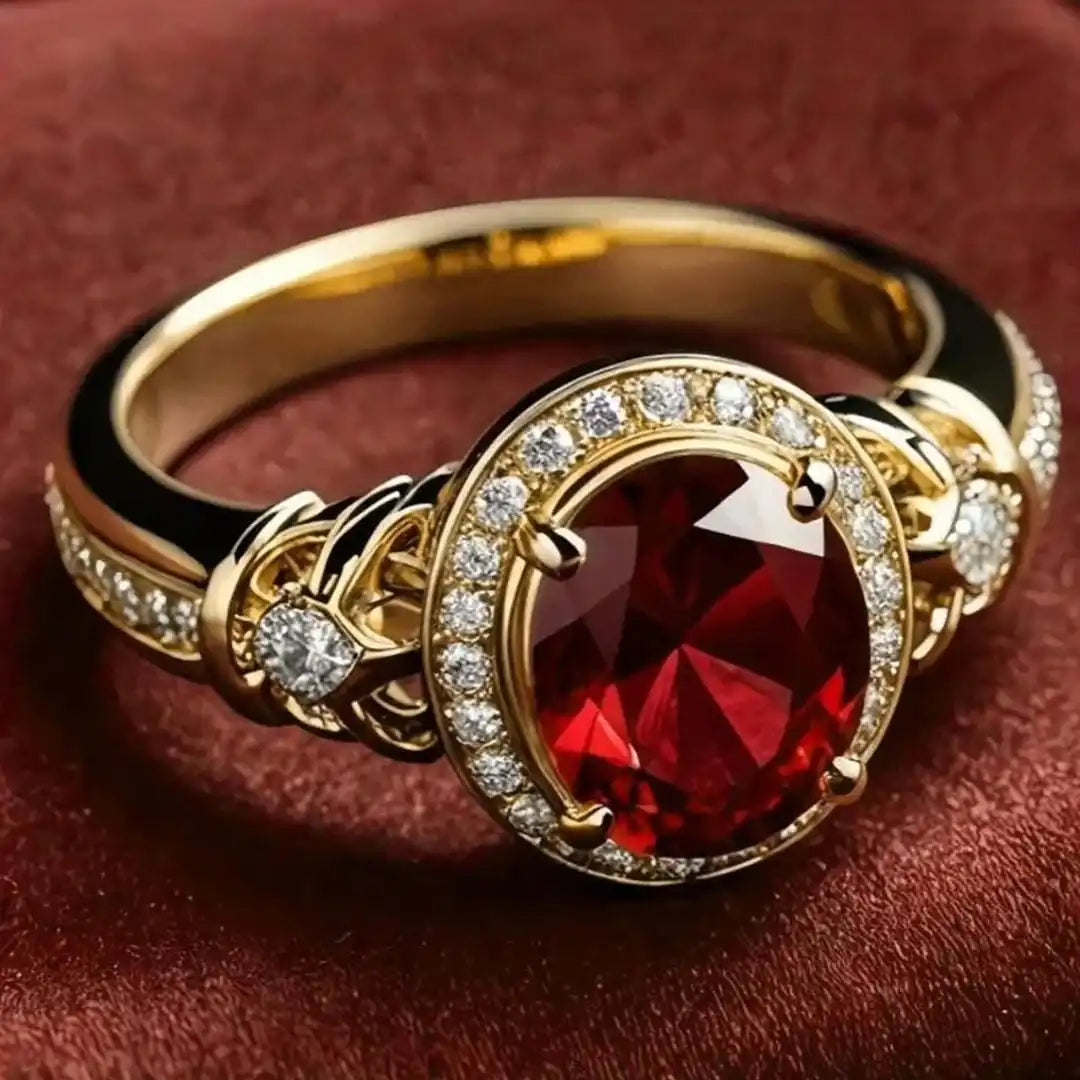 Rubiini halo solmu lausumasormous