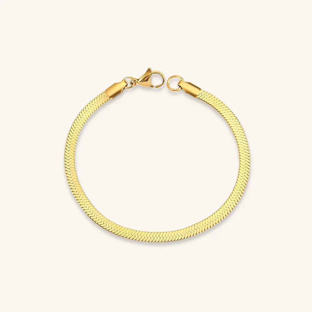 Kiiltävä Vida Herringbone Wristpiece