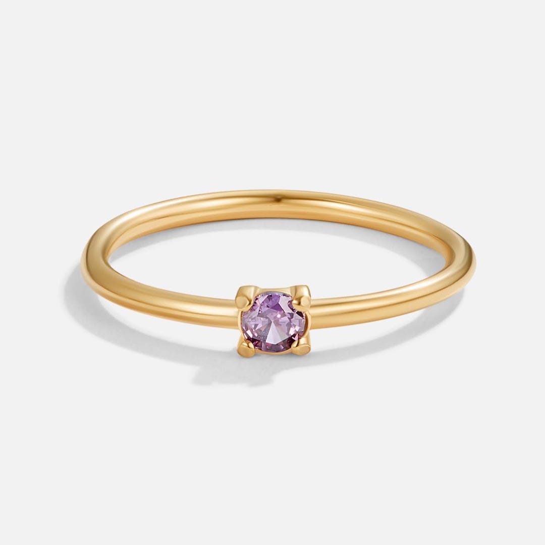 Ainutlaatuinen Birthstone Sormukset