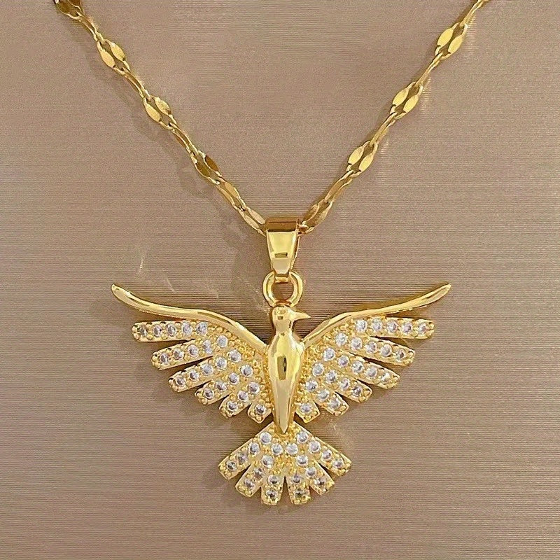 Valkokulta Phoenix Zirkonia Kaulakoru