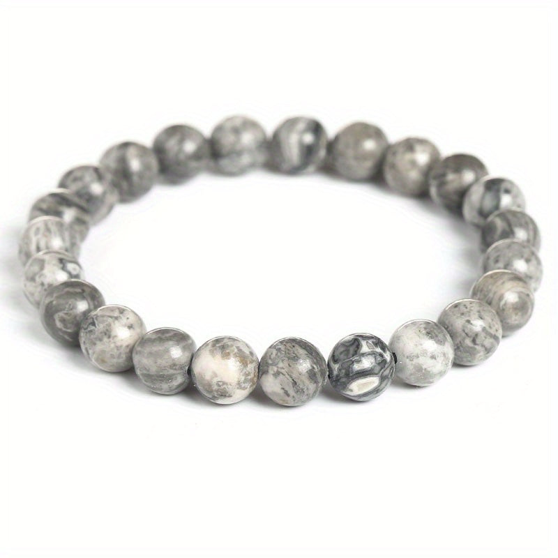 Minimalistinen Hehkuva Kuukivi Bead Rannekoru