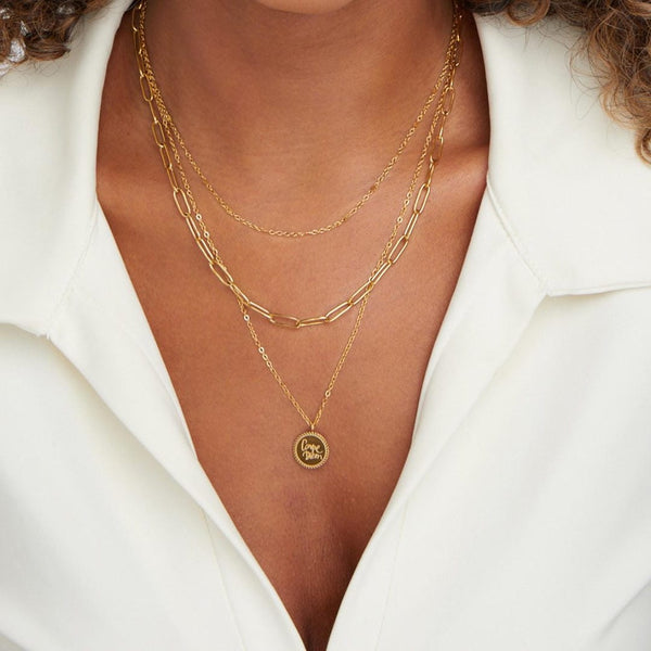 Janie Kerroksellinen Coin Riipuskaulakoru