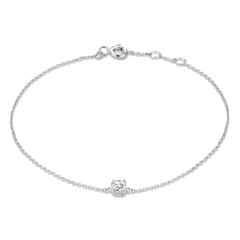 Cléa Moissanite-kivirannekoru | Kulta