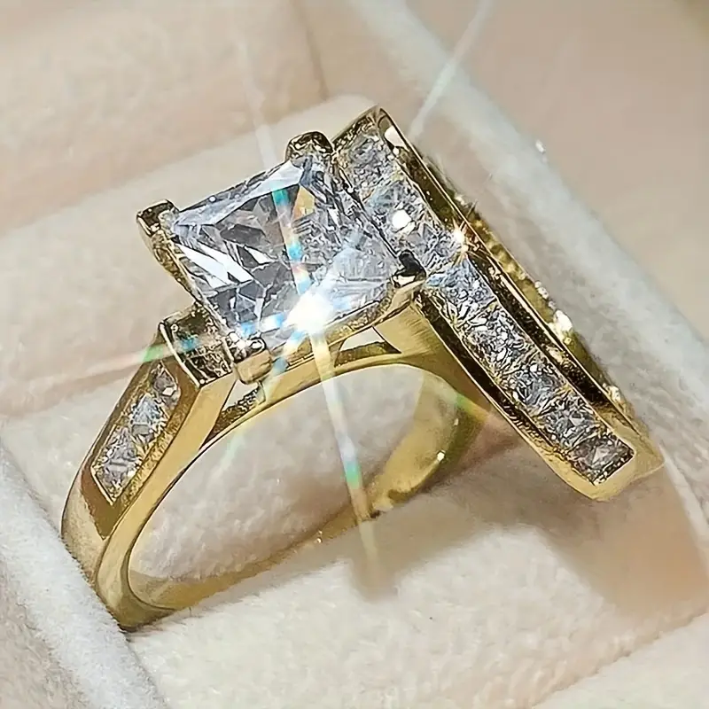 Vintage Kulta Zirconium Sormussetti