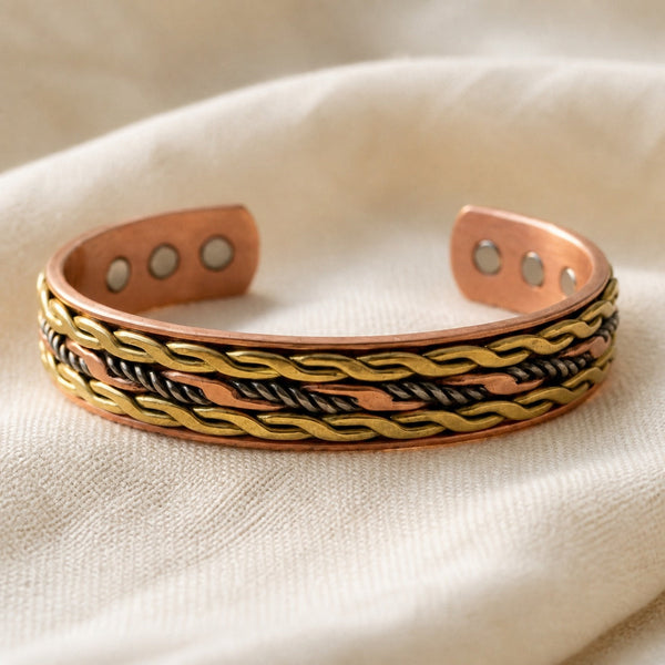 Ikuisuus Weave Kupari Rannekoru